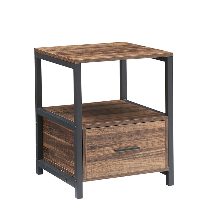 Trent Austin Design® Kempst Iron Nightstand & Reviews Wayfair